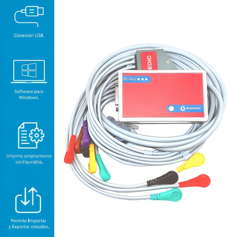 Biomedic ECG de alta resolución